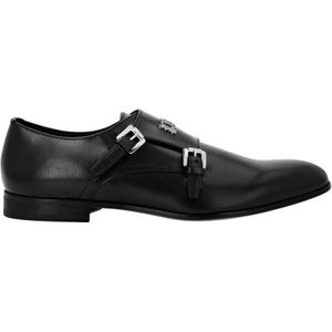 Philipp Plein, Heren, Schoenen, Zwart, Maat: 47 EU Leer,