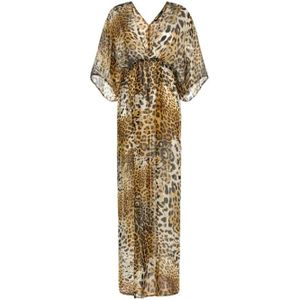 Roberto Cavalli, Dames, Badkleding, Bruin, Maat: 2XS