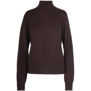 Patrizia Pepe, Dames, Truien, Bruin, Maat: XS Wol,