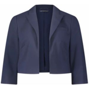 Betty Barclay - Damesblazer - Materiaalmix - Blauw - Rechtes Model