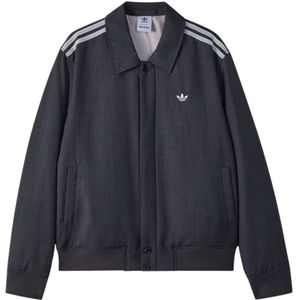 Adidas Originals, Dames, Jassen, Grijs, Maat: XS Wol,