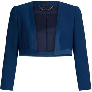 Liu Jo, Dames, Jassen, Blauw, Maat: L Satijn,
