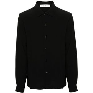 Séfr, Heren, Overhemden, Zwart, Maat: XL Wol,