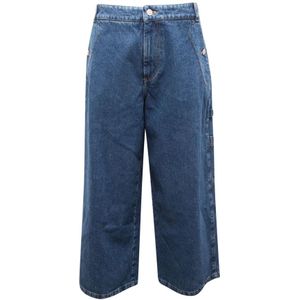 Kenzo, Dames, Jeans, Blauw, Maat: XL Denim,