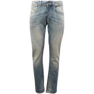Dondup, Heren, Jeans, Blauw, Maat: W30 Katoen,
