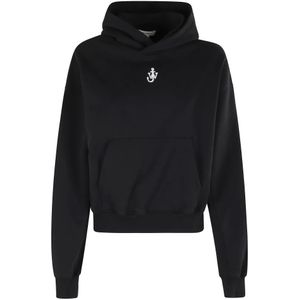 JW Anderson, Dames, Sweatshirts & Hoodies, Zwart, Maat: M Katoen,