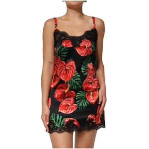 Dolce & Gabbana, Dames, Jurken, Veelkleurig, Maat: L Zijde,
