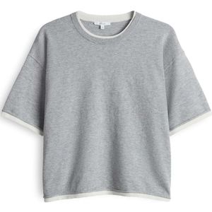 Opus - Truien - Grijs - Dames - Katoen