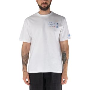 MC2 Saint Barth, Heren, Tops, Wit, Maat: S