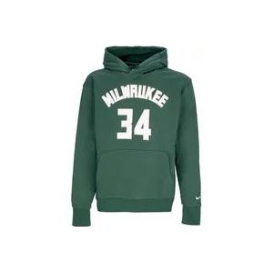 Nike Giannis Antetokounmpo NBA Fleece Hoodie , Green , Heren , Maat: 2XL