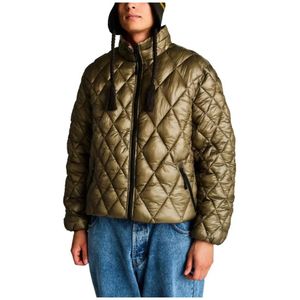 Pop Trading Company, Heren, Jassen, Groen, Maat: L Zijde,