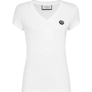 Philipp Plein, Dames, Tops, Wit, Maat: L Modal,