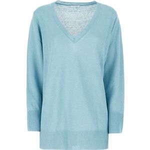 Malo, Dames, Truien, Blauw, Maat: XS