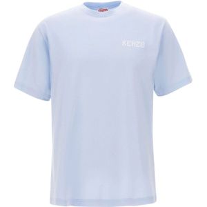 Kenzo, Heren, Tops, Blauw, Maat: XL Katoen,