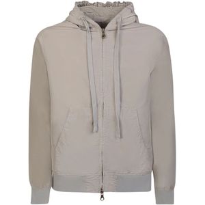 Original Vintage, Heren, Sweatshirts & Hoodies, Beige, Maat: L