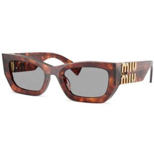 Miu Miu - MU 09Ws - Zonnebril - Bruin - Acetaat - Grijze Lenzen