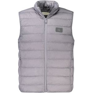 Calvin Klein - Nylon Puffer Vest - Blauw - Nylon - Lichtgewicht Isolatie
