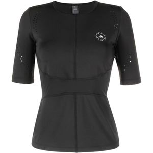 Adidas by Stella McCartney, Dames, Tops, Zwart, Maat: XS Poliester,