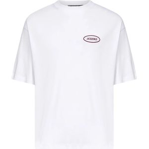 Jacquemus, Heren, Tops, Wit, Maat: XS Katoen,