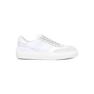 Tod's Witte Sneakers met Logo Print , White , Heren , Maat: 40 1/2 EU