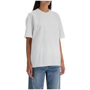 Ganni, Dames, Tops, Wit, Maat: XS Katoen,