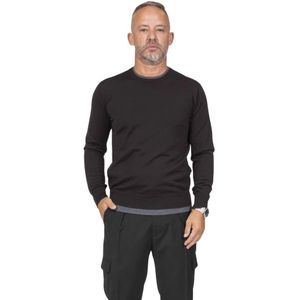 Paolo Pecora, Heren, Truien, Bruin, Maat: M Wol,