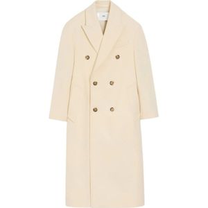 Ami Paris, Dames, Mantels, Wit, Maat: 4XS Wol,