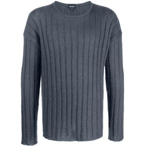 Giorgio Armani, Heren, Truien, Blauw, Maat: 2XL
