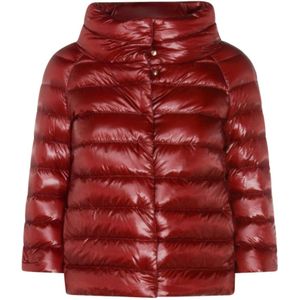 Herno, Dames, Jassen, Rood, Maat: XS Nylon,