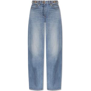 Versace, Dames, Jeans, Blauw, Maat: W28 Katoen,