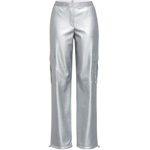 Marc Aurel, Dames, Broeken, Grijs, Maat: XS Leer,