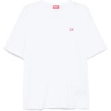 Diesel, Heren, Tops, Wit, Maat: 3XL Katoen,