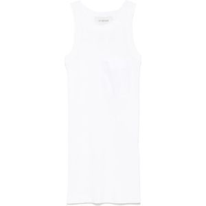 Sportmax, Dames, Tops, Wit, Maat: M Katoen,