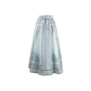 Zimmermann Midi Skirts , Blue , Dames , Maat: XS