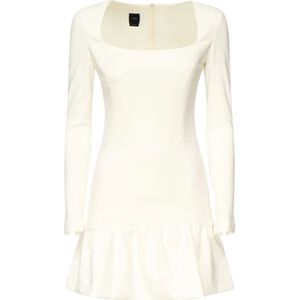 Pinko, Dames, Jurken, Wit, Maat: 2XS