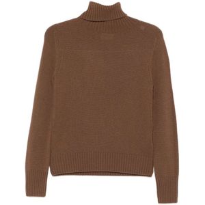 Allude, Dames, Truien, Bruin, Maat: M