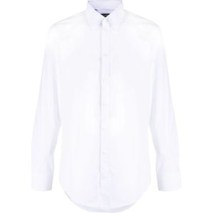 Dolce & Gabbana, Heren, Overhemden, Wit, Maat: M Katoen,