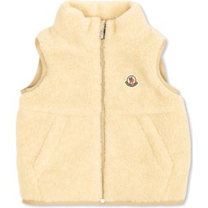 Moncler, unisex, Jassen, Beige, Maat: 92 CM Acryl,