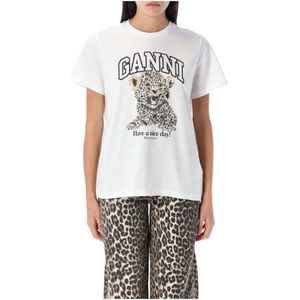 Ganni, Dames, Tops, Wit, Maat: XS
