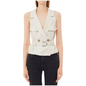 Liu Jo, Dames, Jassen, Wit, Maat: M Viscose,