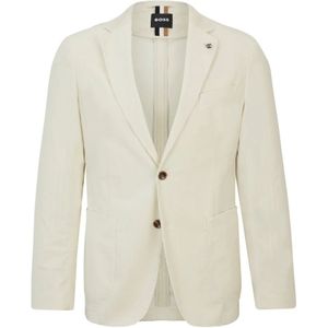 Hugo, Heren, Jassen, Wit, Maat: XL Katoen,