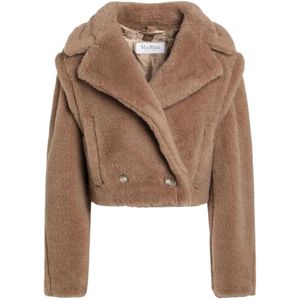Max Mara, Dames, Jassen, Bruin, Maat: XS Wol,