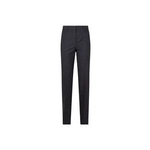 Burberry Italiaanse Grijze Slim-Fit Broek , Gray , Dames , Maat: XS