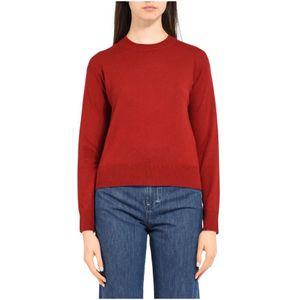 Max Mara, Dames, Truien, Rood, Maat: L Wol,