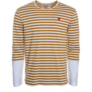 Comme des Garçons Play, Heren, Tops, Veelkleurig, Maat: M Katoen,