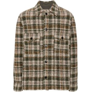 Isabel Marant, Heren, Overhemden, Groen, Maat: XL Wol,