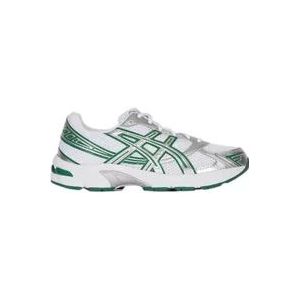 Asics Witte Zilver Groene Hardloopschoenen , White , Dames , Maat: 38 EU