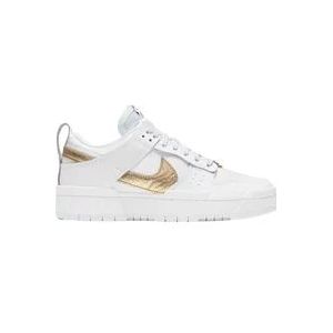 Nike Beperkte oplage Wit Metallic Goud Sneakers , White , Dames , Maat: 36 1/2 EU