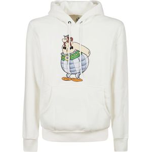 Equipe 55, Heren, Sweatshirts & Hoodies, Wit, Maat: M Katoen,