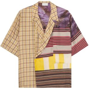 Pierre-Louis Mascia, Heren, Overhemden, Veelkleurig, Maat: XS Zijde,